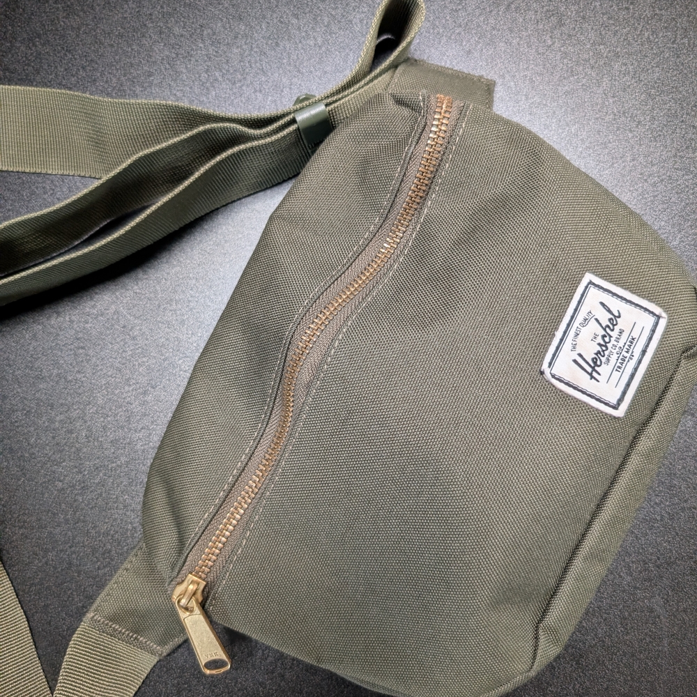 Herschel Supply Company Green Belt Bag Durable Canvas
